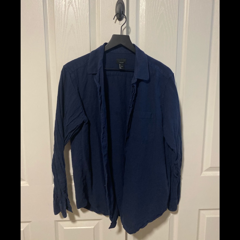 H&M linen long button up